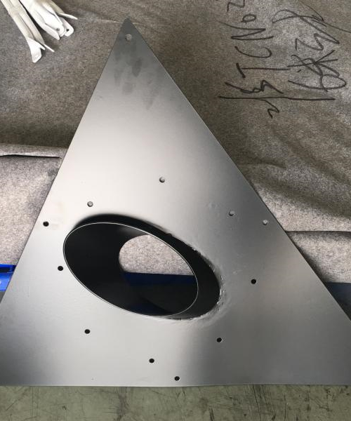 Chimney pipe plate